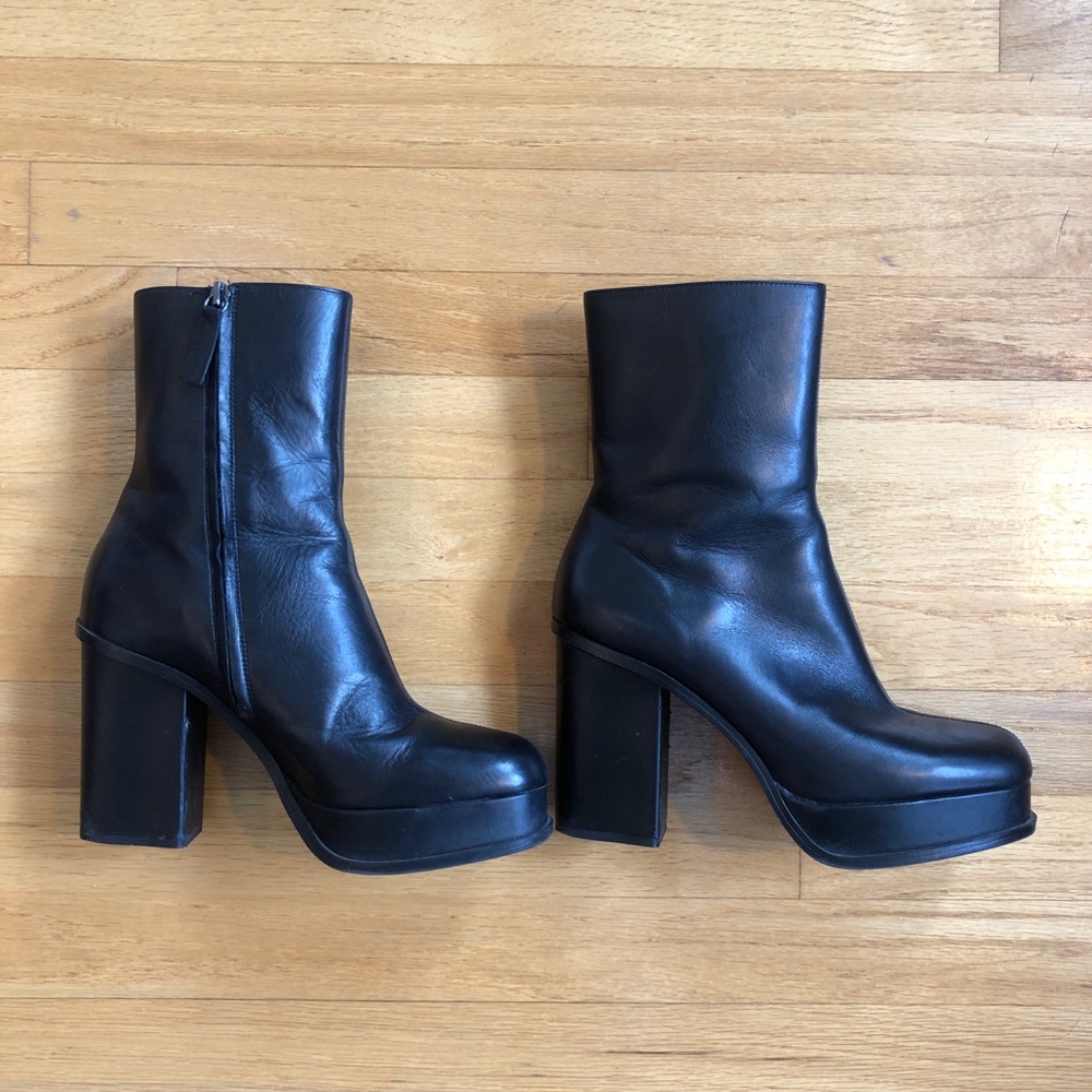 Zara platform boots